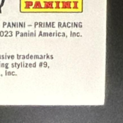 2023 Panini Prime Bill Elliott #HFS-BET Hall of Fame Signatures Holo Gold /25