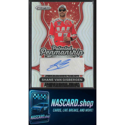 2025 Panini Prizm #PPM-SVG Shane Van Gisbergen Patented Penmanship Autographs