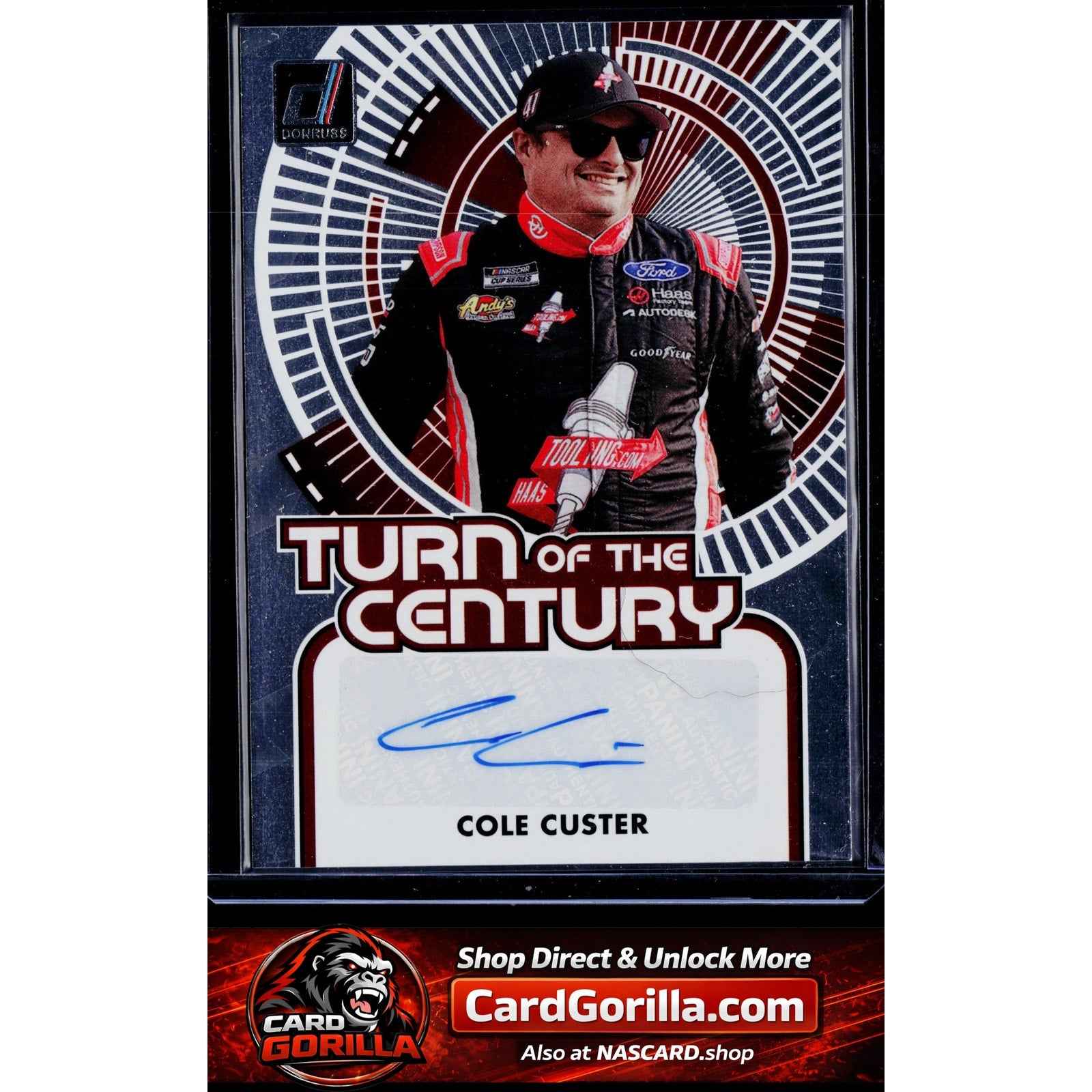2026 Donruss #TCS-CCR Cole Custer Turn ofthe Centuy Signatures