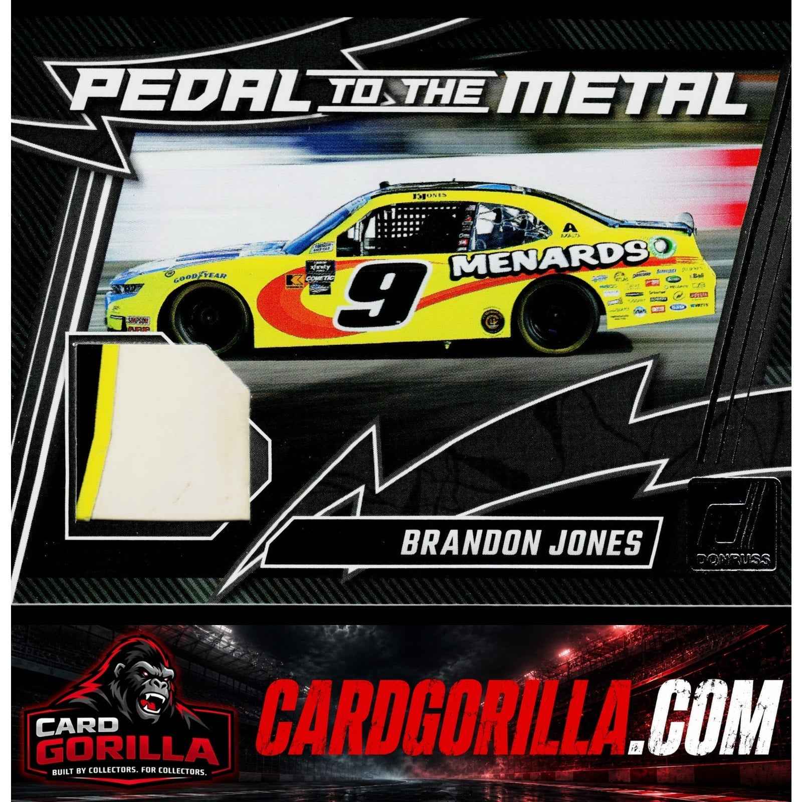 2025 Donruss #PM-BJN Brandon Jones Pedal to the Metal Materials