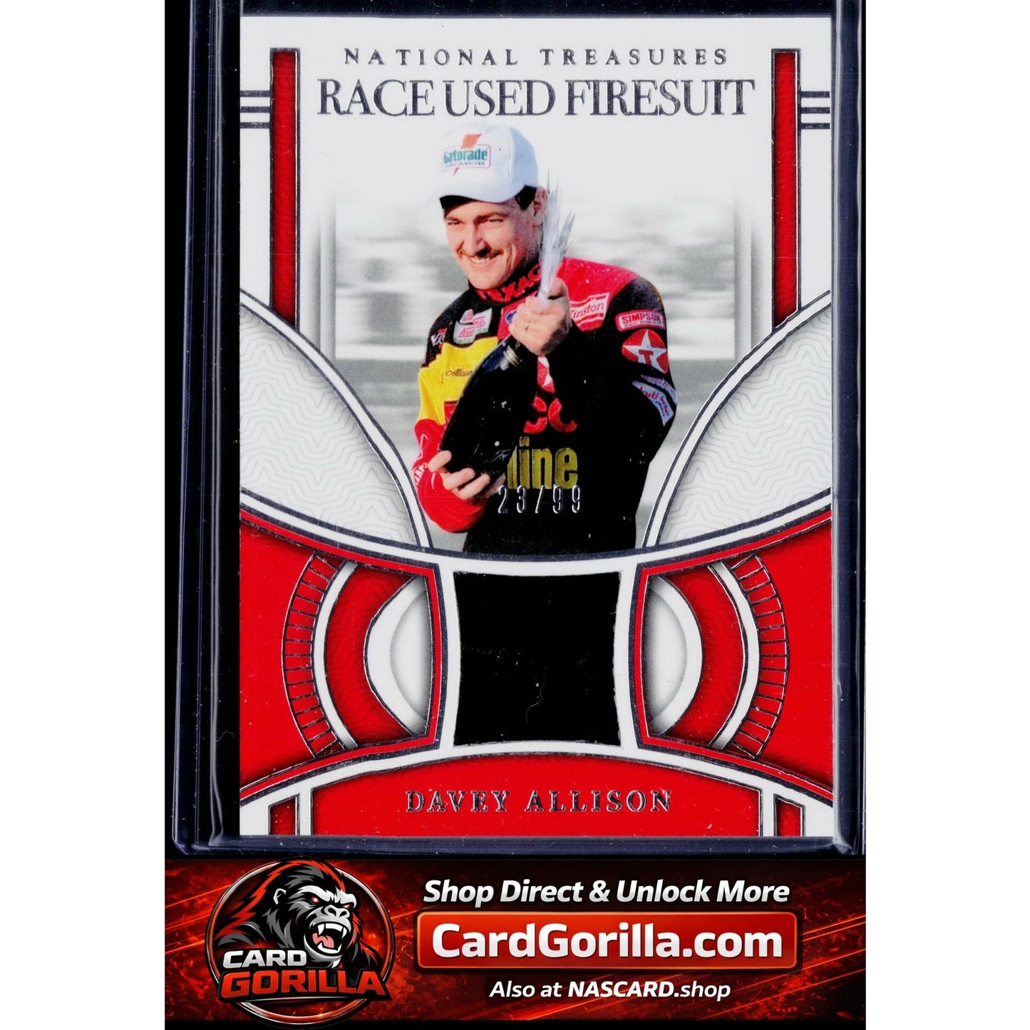 2024 Panini National Treasures #RUF-DAL Davey Allison Race Used Firesuit #/99