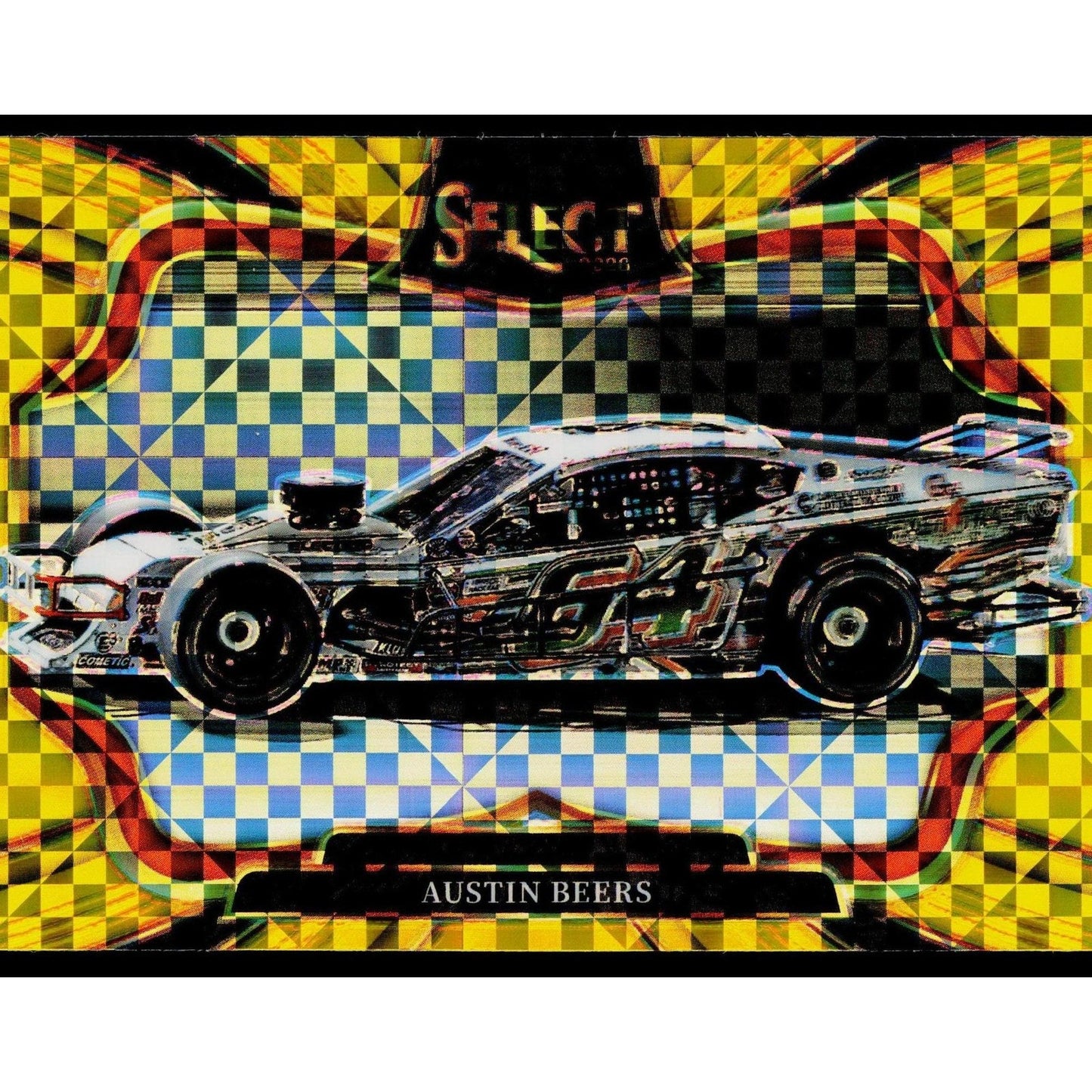 2026 Panini Select #164 Austin Beers Gold Power Plaid #/13