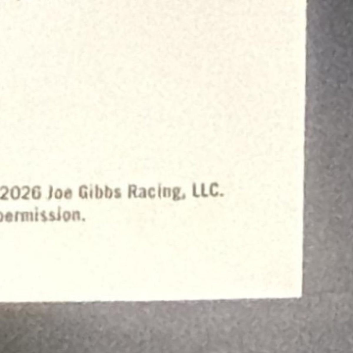 2026 Panini Donruss NASCAR Racing Brandon Jones #8 Dialed In Auto Blue Ice