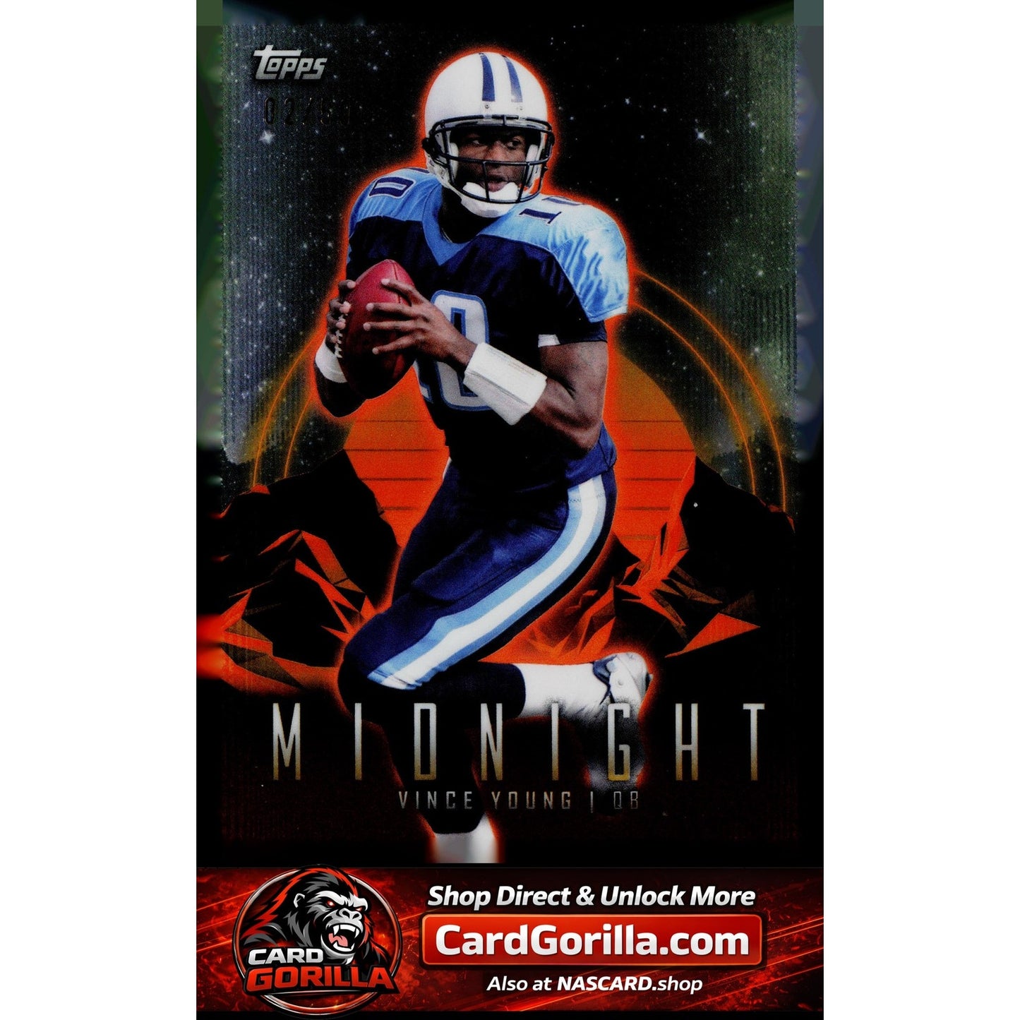 2024 Topps Midnight #96 Vince Young Summer Solstice #/50