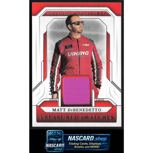 2025 Panini National Treasures Matt DiBenedetto Treasured Swatches #/75