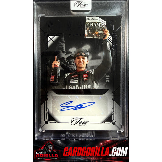2026 Panini Turn Four #WM-CHM Corey Heim Winning Moments FOTL Black #/6