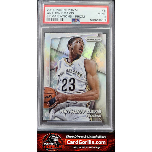 2014 Panini Prizm Sp Variations #5 Anthony Davis Sp Variations-Prizm PSA 9