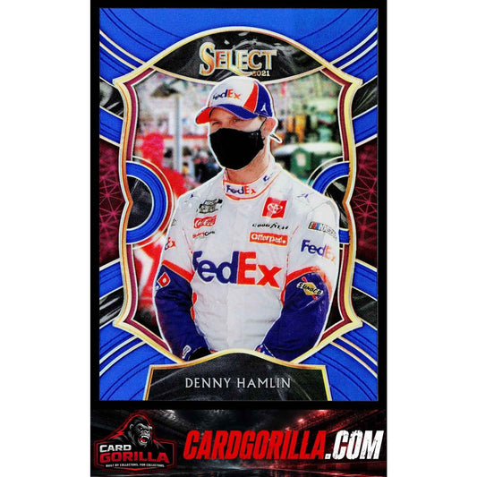 2021 Panini Chronicles #20 Denny Hamlin Select Blue #/199