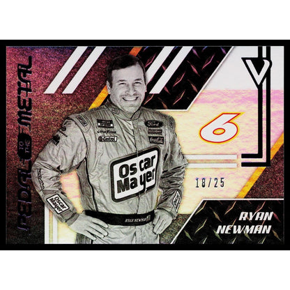 2020 Panini Chronicles #33 Ryan Newman Pedal to the Metal Purple #/25