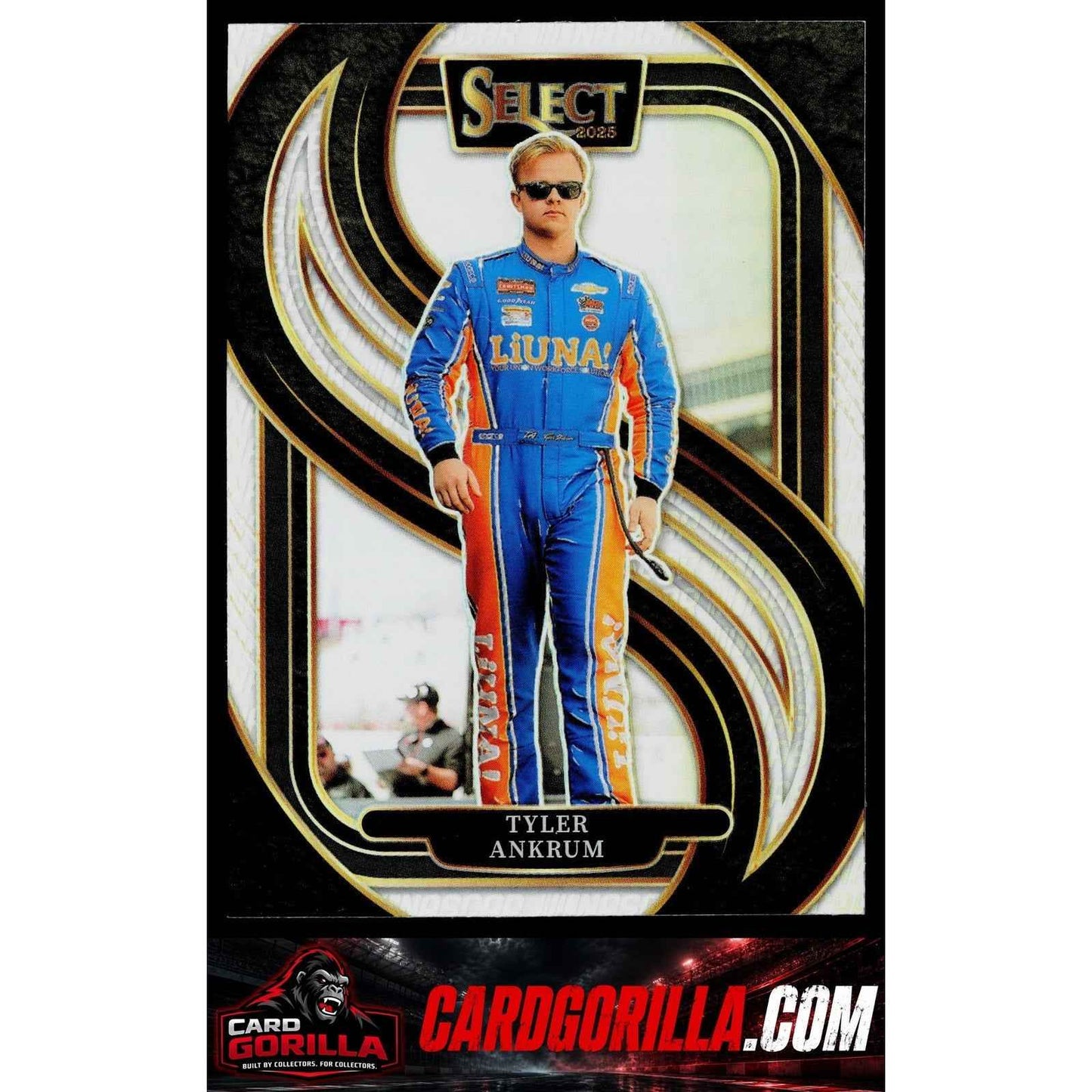 2025 Panini Select #211 Tyler Ankrum Silver NASCAR Logo