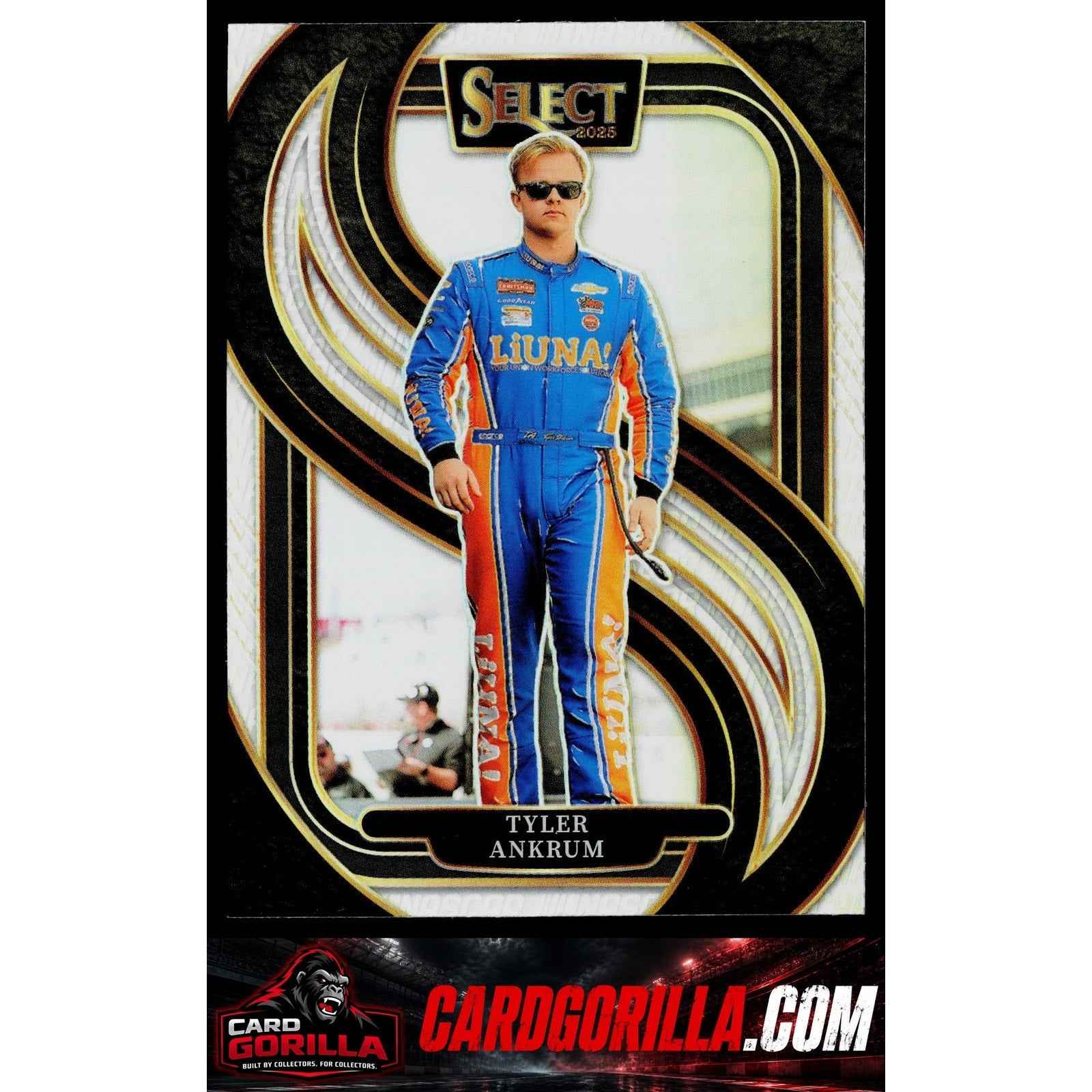 2025 Panini Select #211 Tyler Ankrum Silver NASCAR Logo
