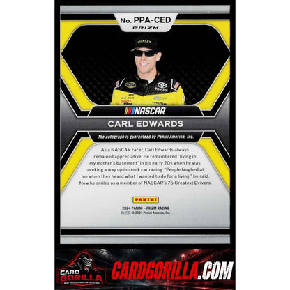 2024 Panini Prizm #PPA-CED Carl Edwards Patented Penmanship Autographs