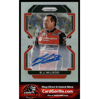 2022 Panini Prizm #55 B.J. McLeod Silver Prizm Signatures