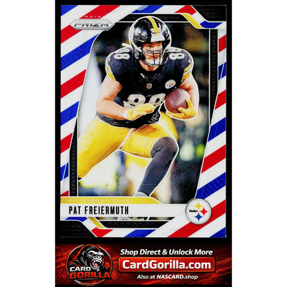 2024 Panini Prizm #244 Pat Freiermuth Red White and Blue