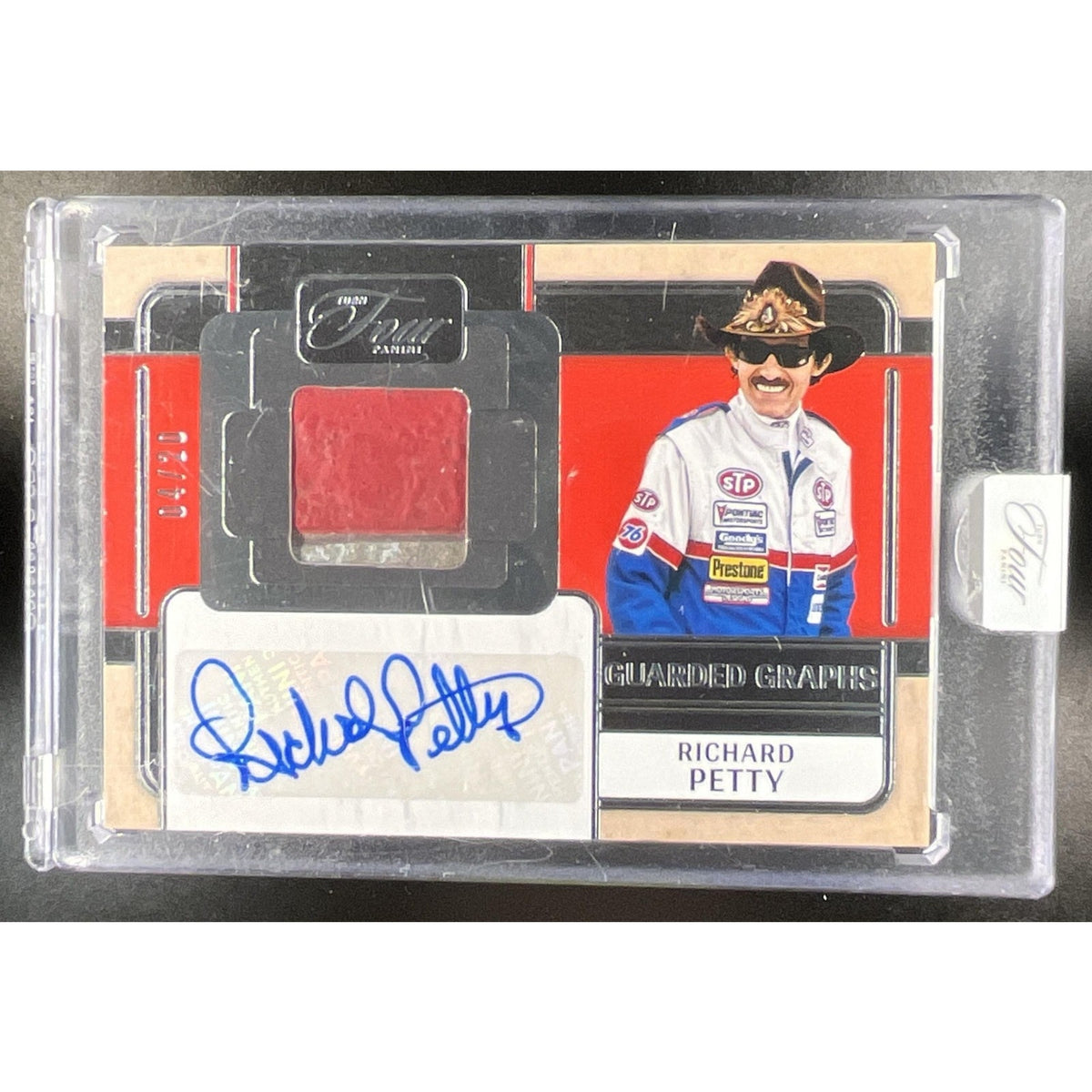2025 Panini Turn Four NASCAR Richard Petty #GG-RPY Guarded Graphs 4/20 Auto
