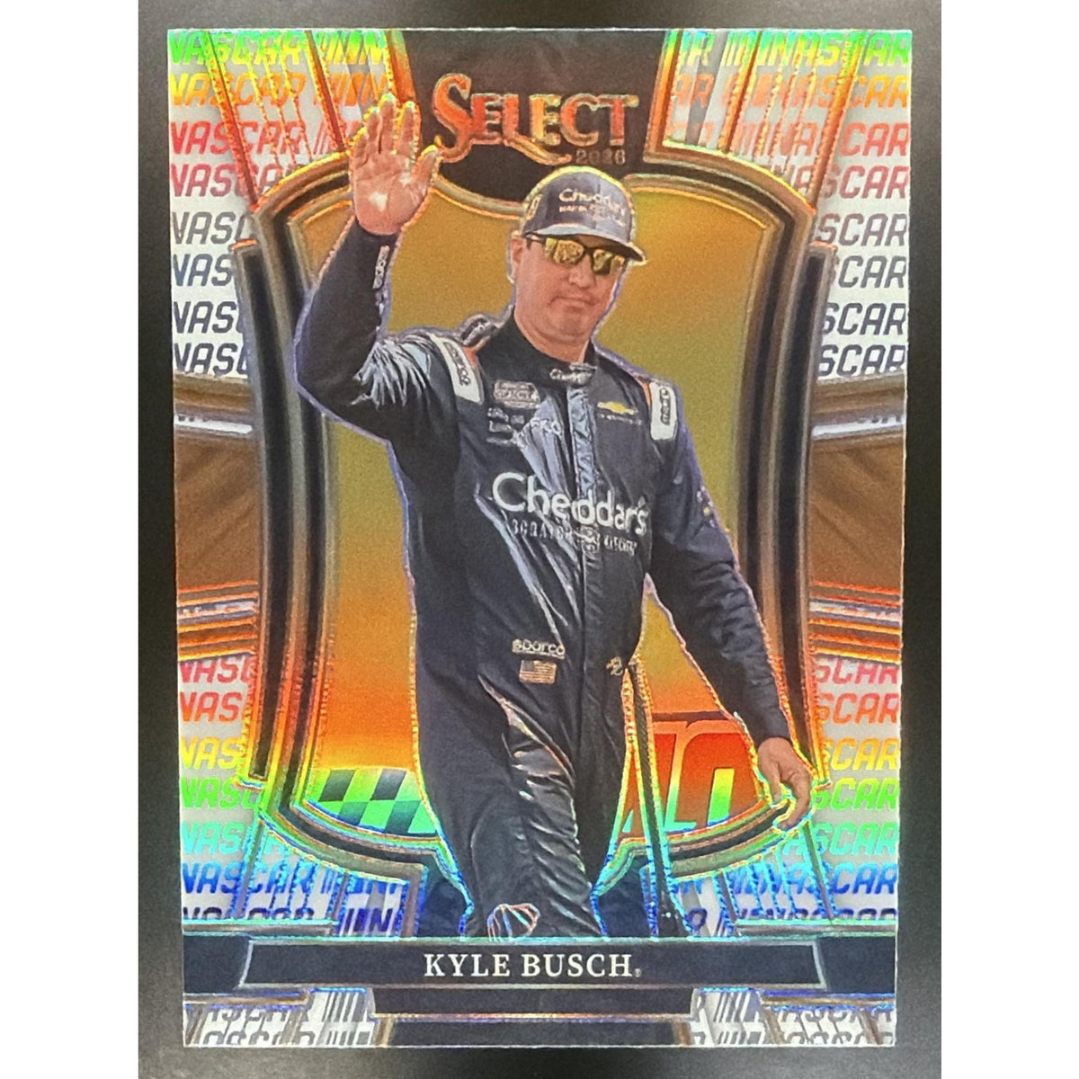 2026 Panini Select NASCAR Kyle Busch #257 Set - Trackside Silver Logo