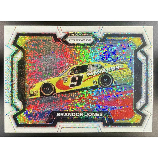 2024 Panini Prizm Brandon Jones #77 Rides White Sparkle Prizms
