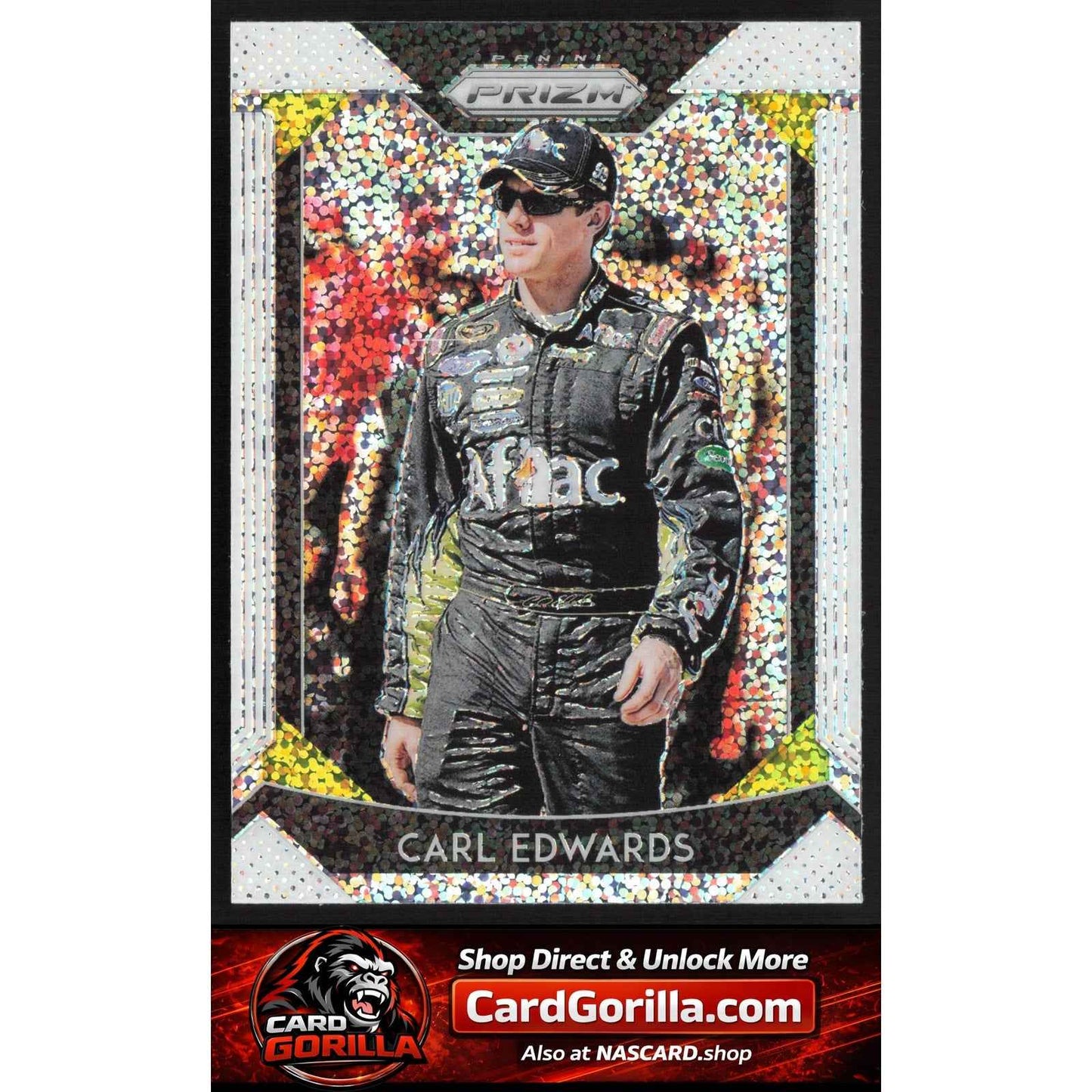 2019 Panini Prizm #46 Carl Edwards White Sparkles Prizm (Promo)