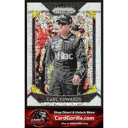 2019 Panini Prizm #46 Carl Edwards White Sparkles Prizm (Promo)