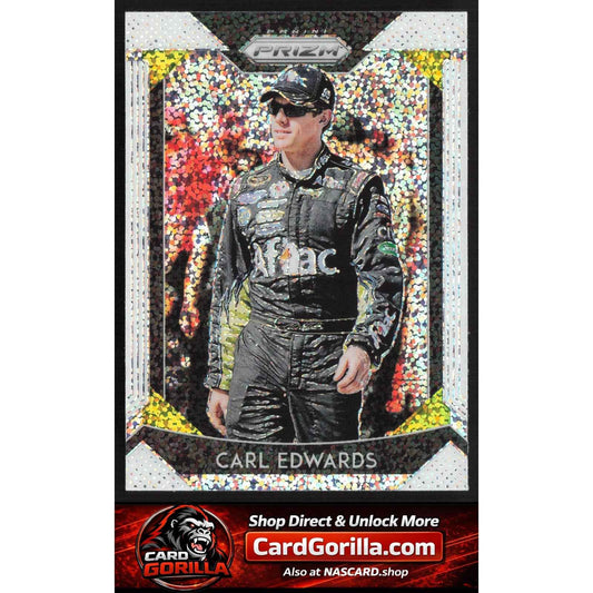 2019 Panini Prizm #46 Carl Edwards White Sparkles Prizm (Promo)