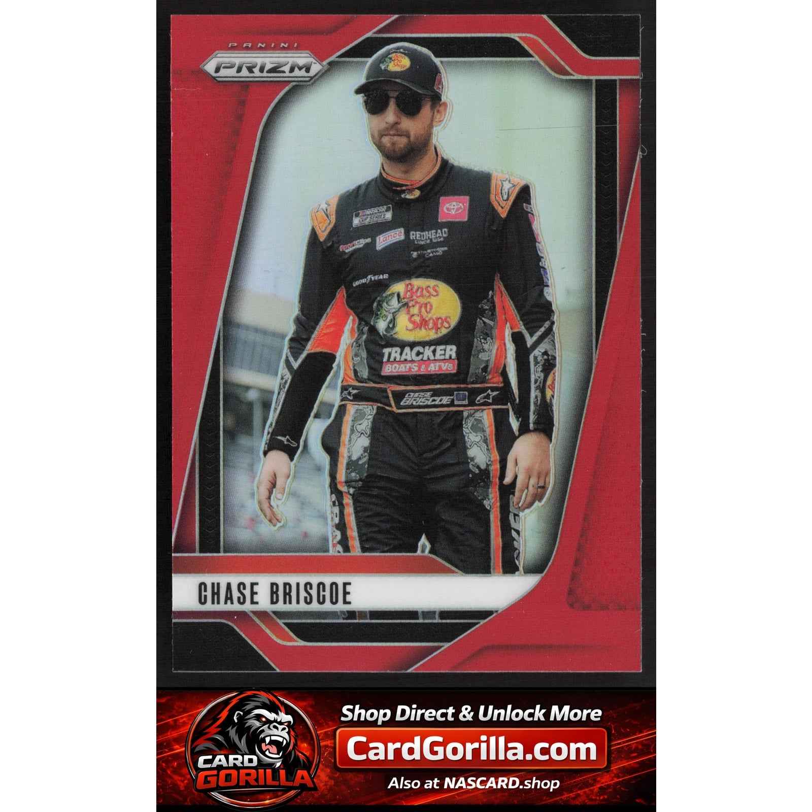 2025 Panini Prizm #15 Chase Briscoe Red #/249