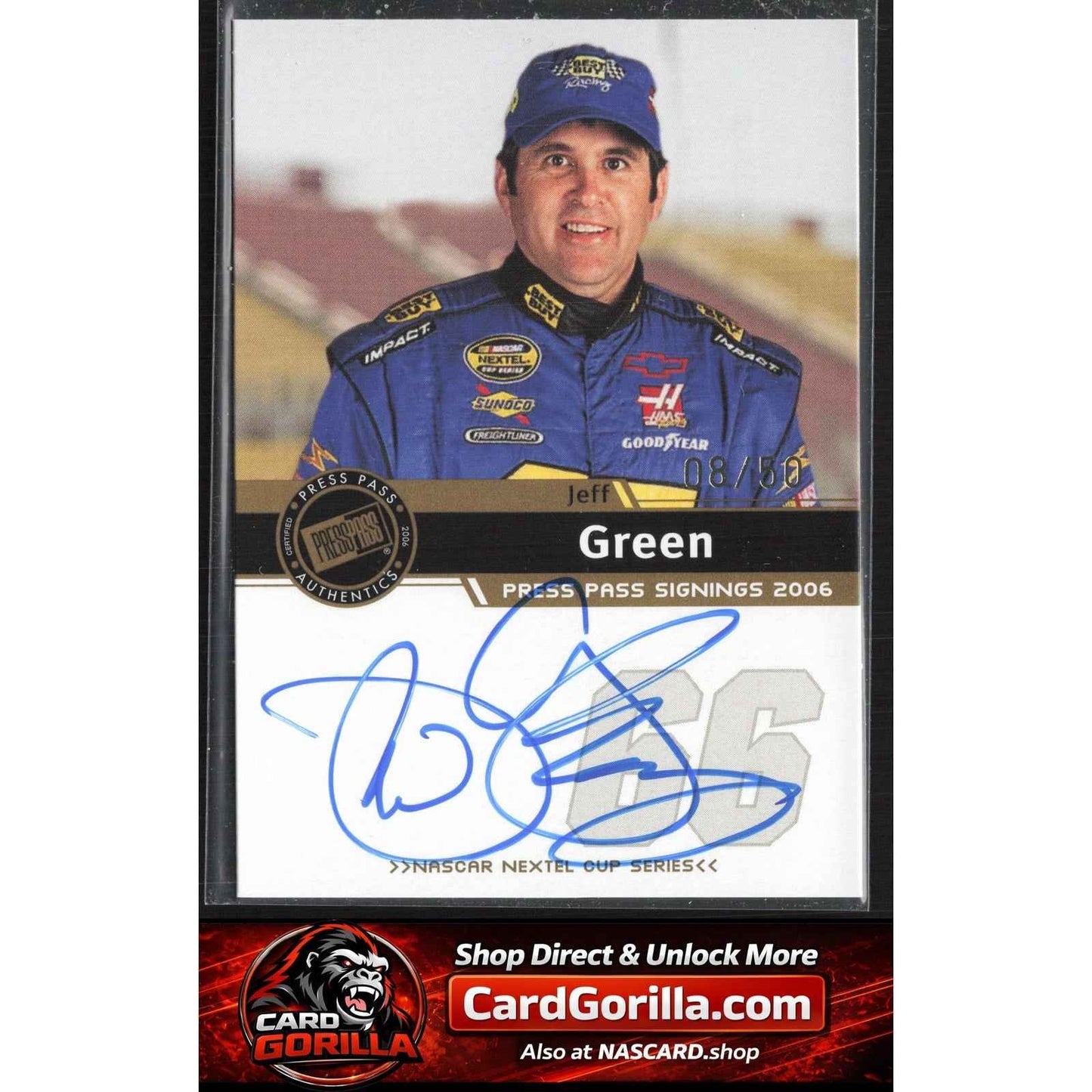 2006 Press Pass #NNO Jeff Green Signings Gold #/50