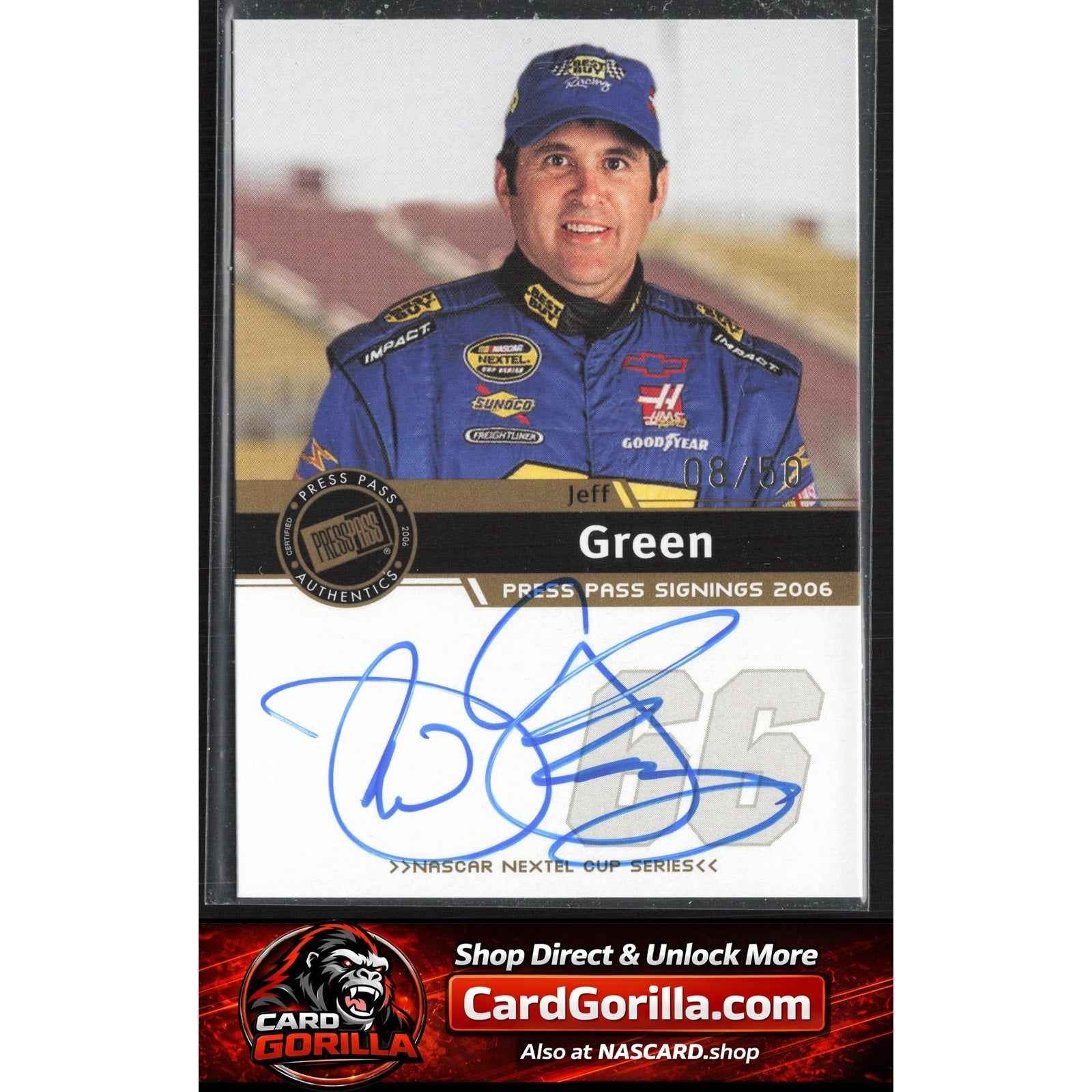 2006 Press Pass #NNO Jeff Green Signings Gold #/50