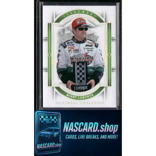 2024 Panini National Treasures #95 Bobby Labonte Holo Silver #/25