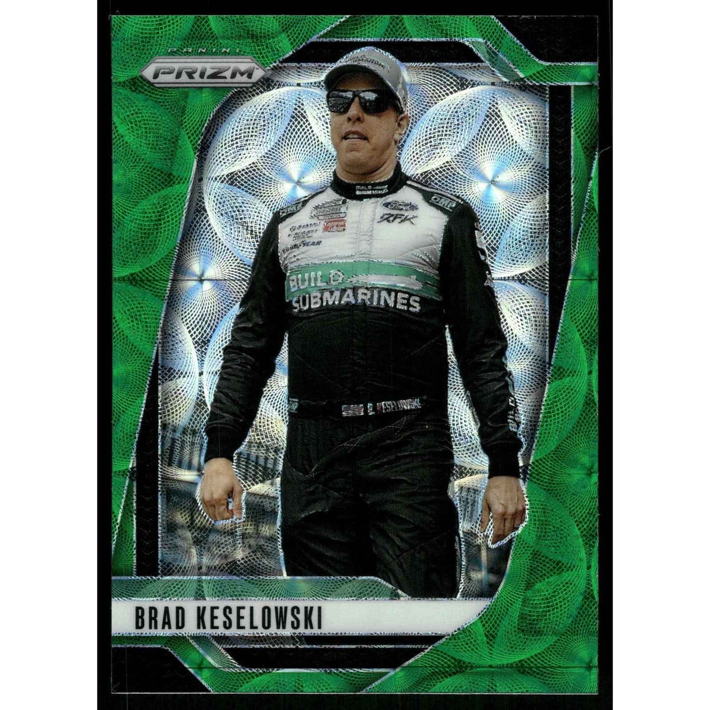 2025 Panini Prizm #6 Brad Keselowski Green Scope #/149