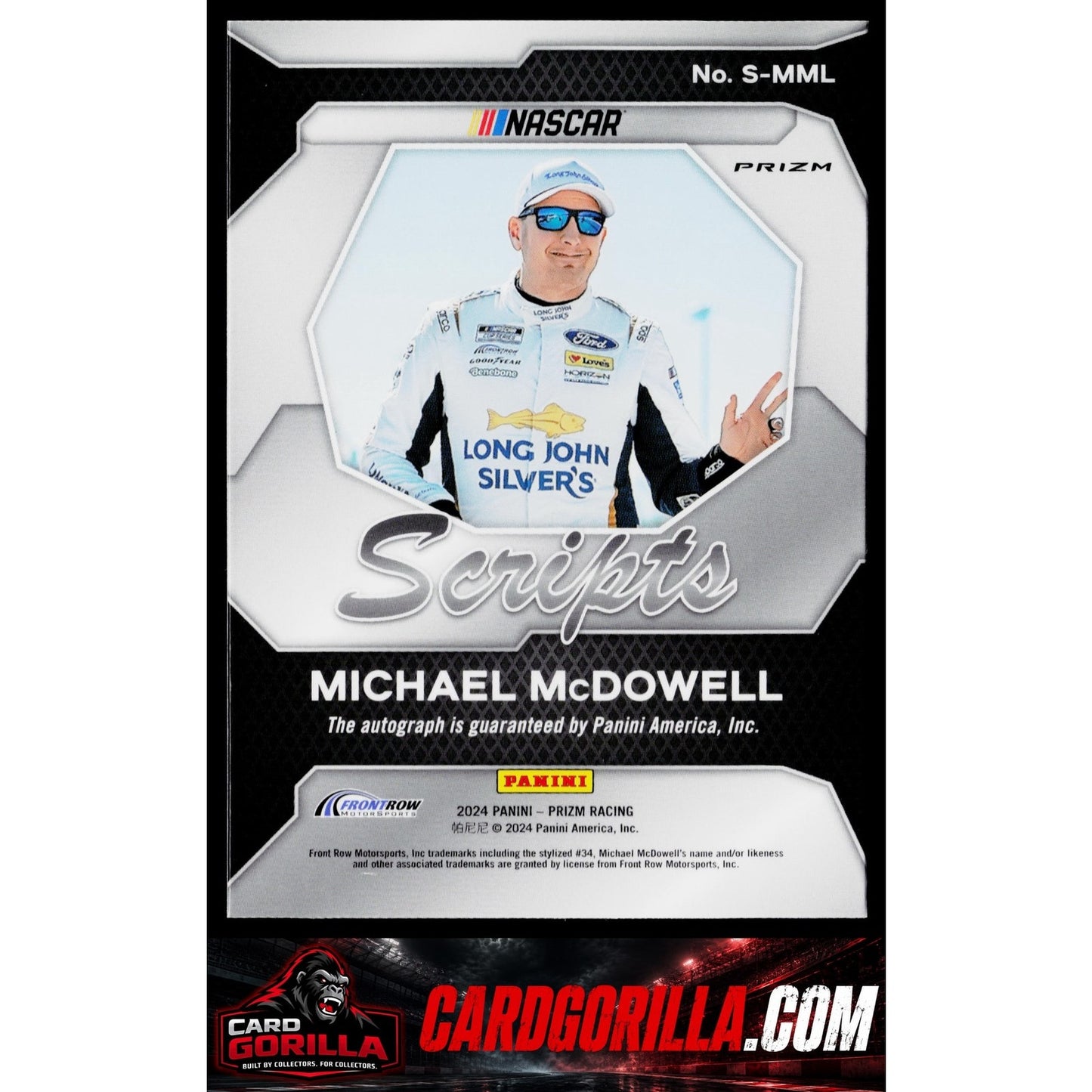 2024 Panini Prizm #S-MML Michael McDowell Scripts