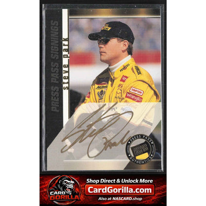 2000 Press Pass #NNO Steve Park Signings Gold #/100