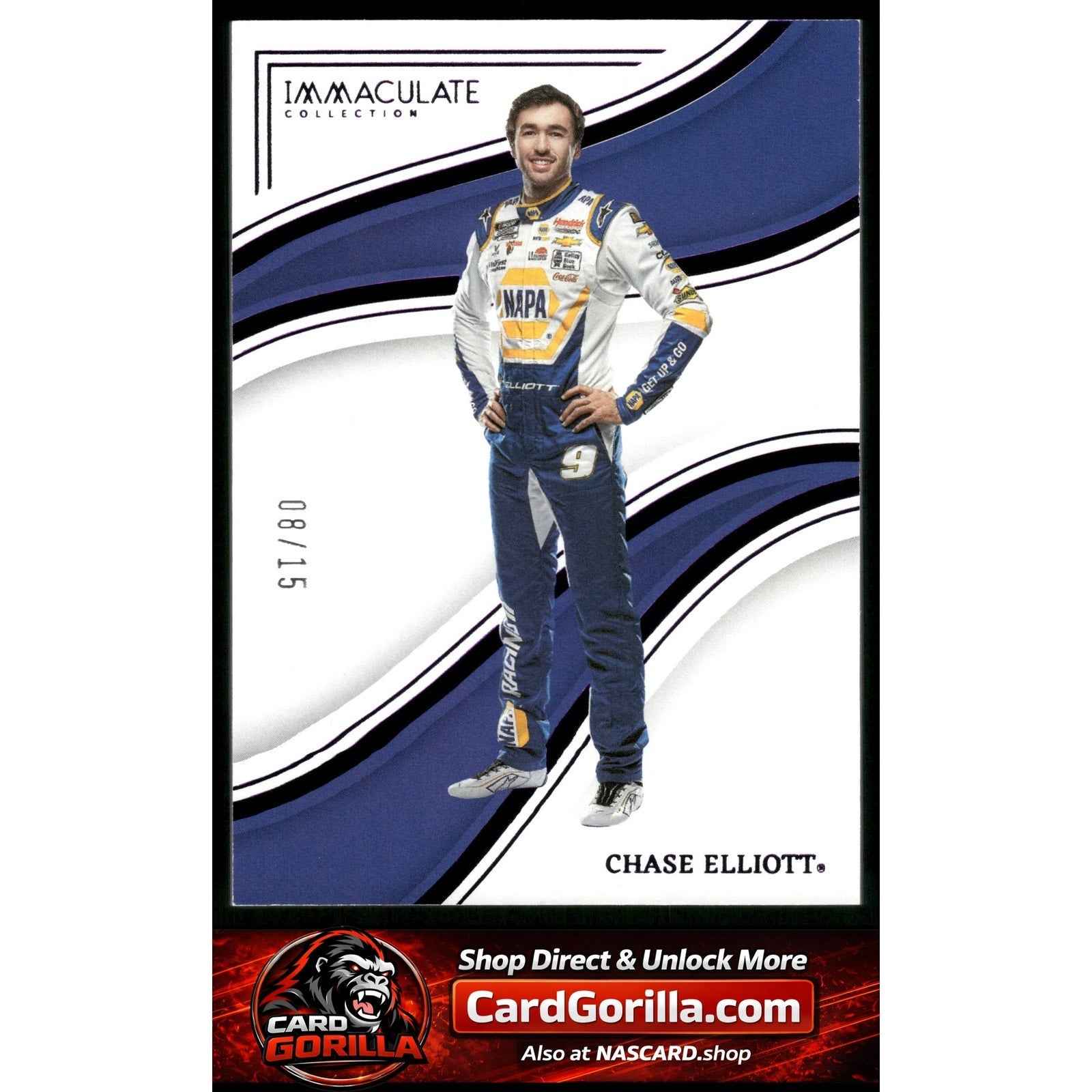 2023 Panini Chronicles #27 Chase Elliott Immaculate Purple #/15