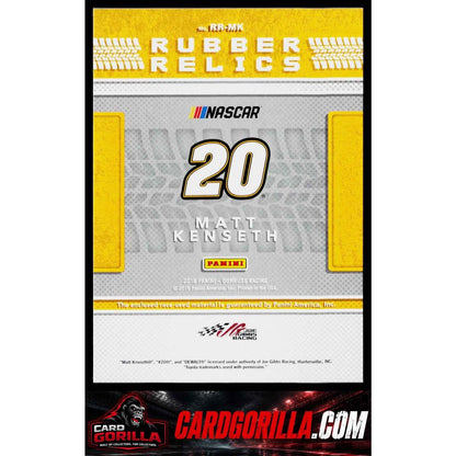 2018 Donruss #RR-MK Matt Kenseth Rubber Relics Black #/10