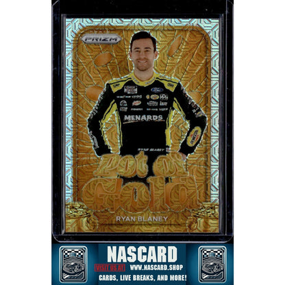 2024 Panini Prizm #11 Ryan Blaney Pot Of Gold Mojo #/25 - NASCARD.shop