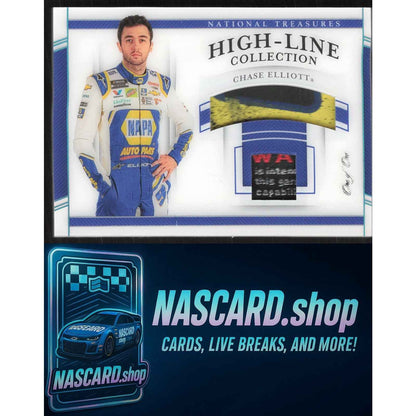 2020 National Treasures Chase Elliott High-Line Collection Platinum Blue 1/1