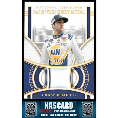2024 National Treasures Race Used Sheet Metal Holo Gold Chase Elliott 10/10
