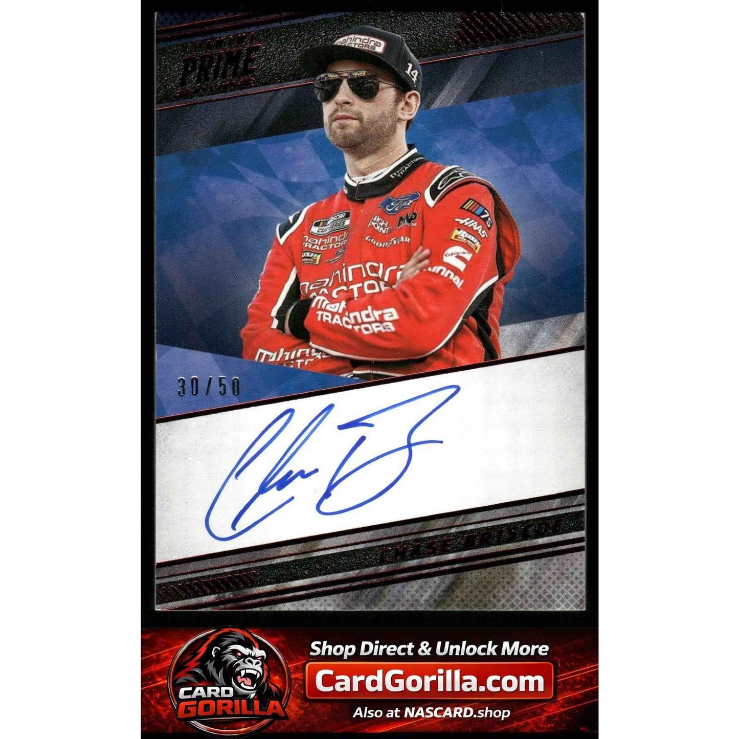2023 Panini Prime #PS-CBO Chase Briscoe Prime Signatures Red #/50