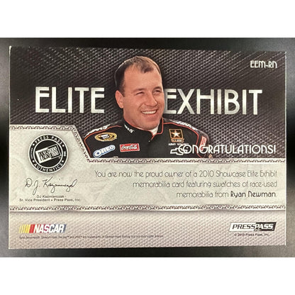 2010 Press Pass Showcase Ryan Newman Elite Exhibit Memorabilia 4th Gear /5