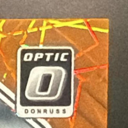 2026 Panini Donruss NASCAR Racing Jeb Burton Optic Signatures Orange Velocity