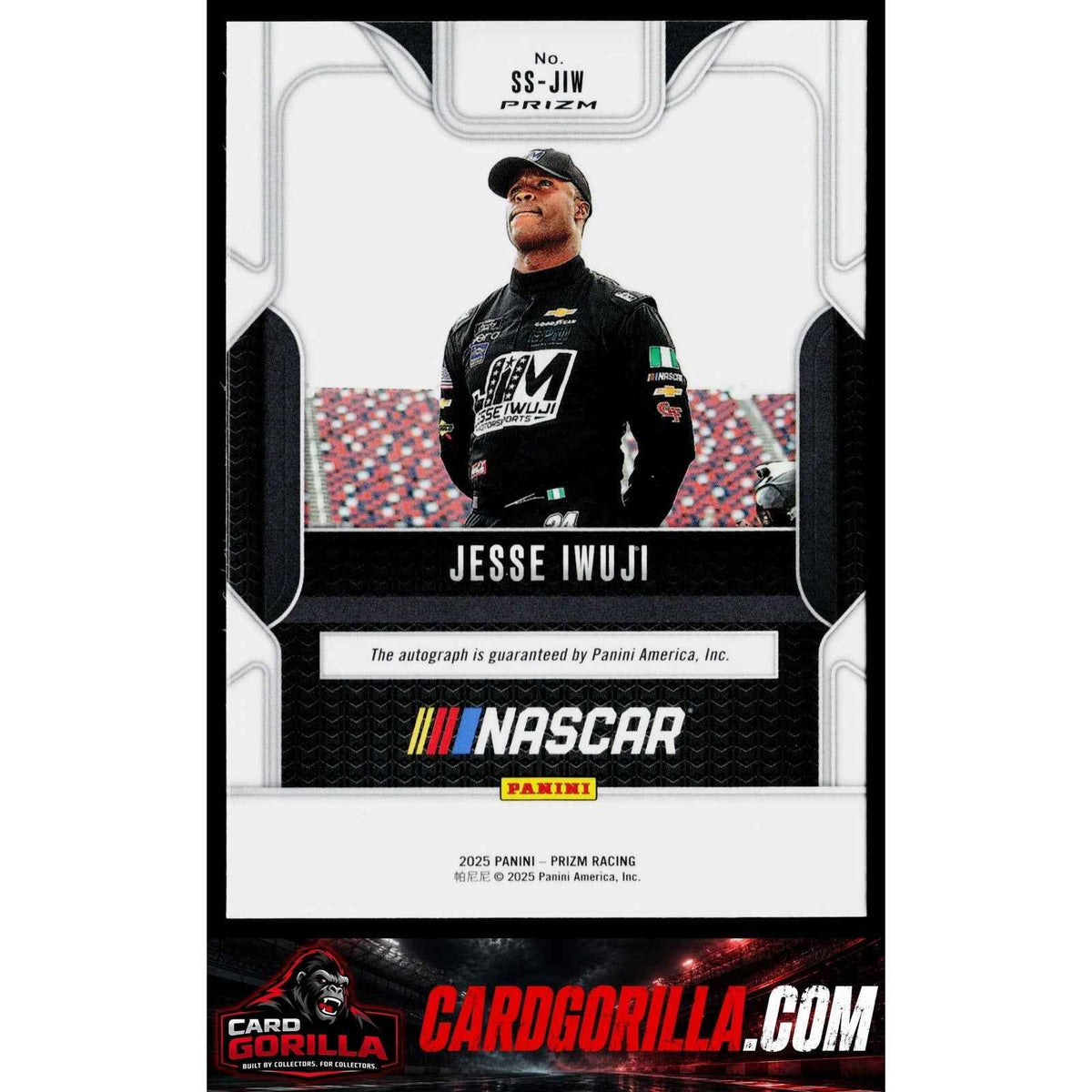 2025 Panini Prizm #SS-JIW Jesse Iwuji Sensational Signatures