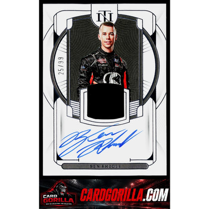 2023 Panini National Treasures #SMS-BRD Ben Rhodes Sheet Metal Signatures #/99