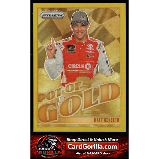 2025 Panini Prizm #13 Matt Kenseth Pot Of Gold Gold #/10