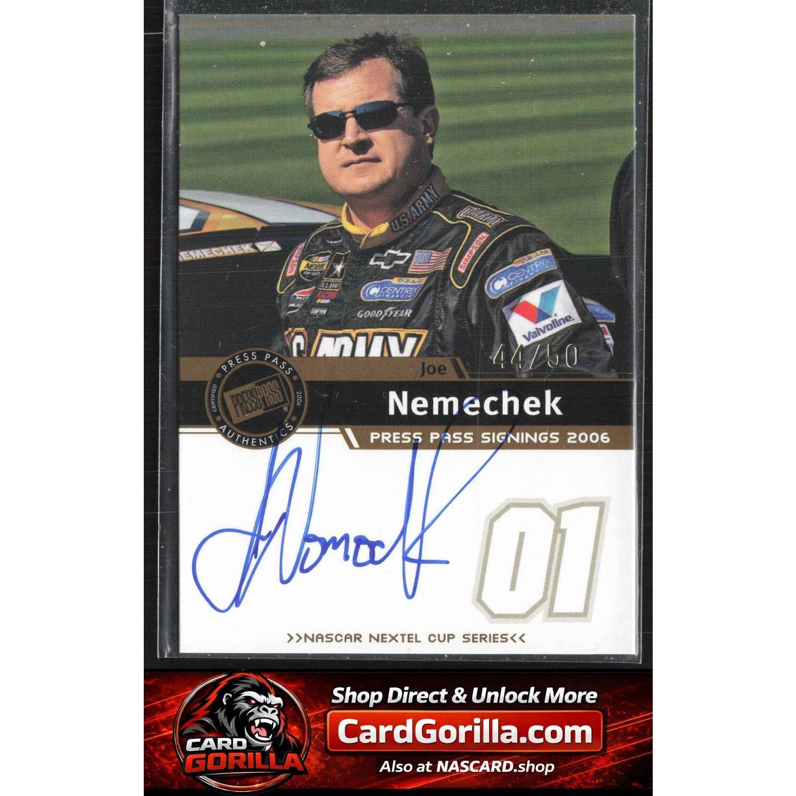 2006 Press Pass #NNO Joe Nemechek Signings Gold #/50