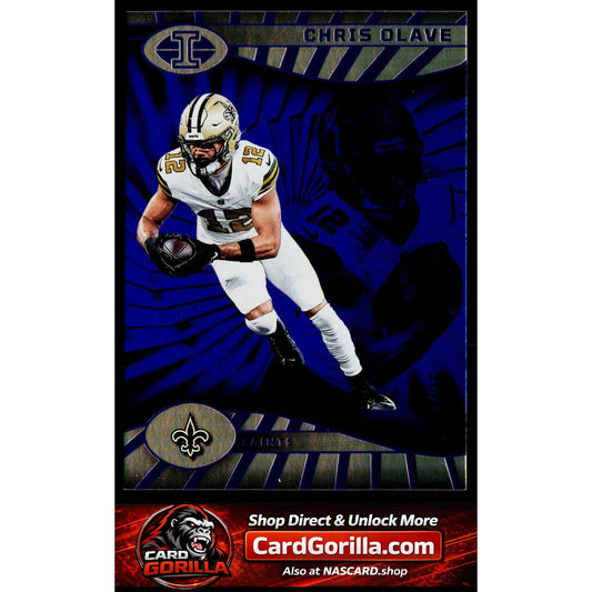 2024 Panini Illusions #61 Chris Olave Blue Trophy Collection #/125