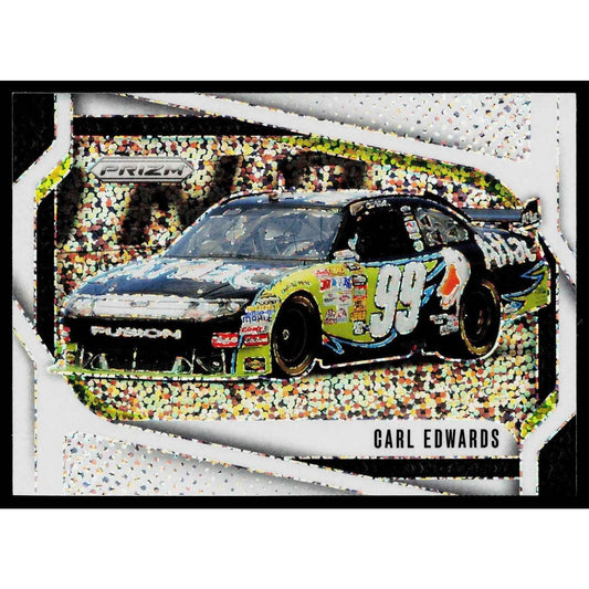 2025 Panini Prizm #150 Carl Edwards White Sparkle