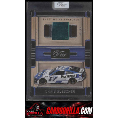 2025 Panini Turn Four #SWS-CBR Chris Buescher Sheet Metal Swatches #/99