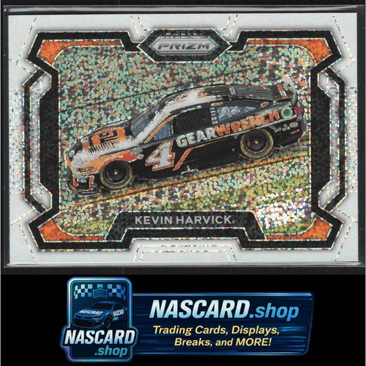 2024 Panini Prizm #75 Kevin Harvick White Sparkle