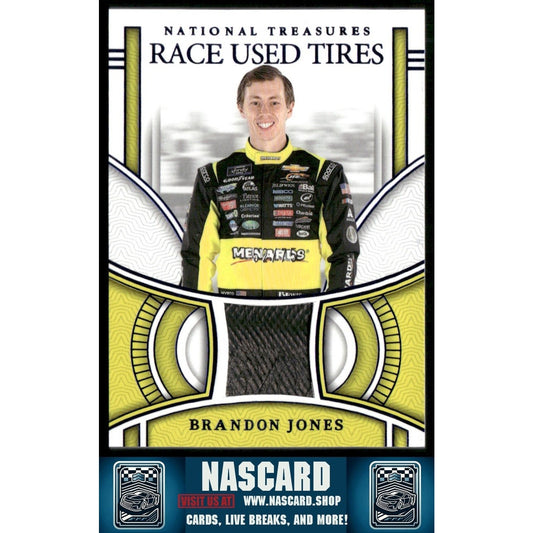 2024 National Treasures Race Used Tires Brandon Jones /75 - NASCARD.shop