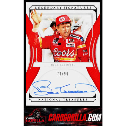 2022 Panini National Treasures #LS-BE Bill Elliott Legendary Signatures #/99