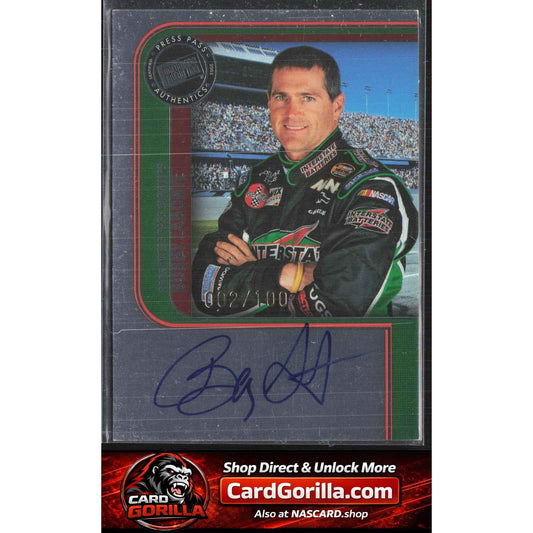 2005 Press Pass #NNO Bobby Labonte Signings Platinum